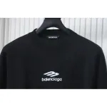 Balenciaga Embroidered Knitted Sweater Black