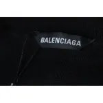 Balenciaga Embroidered Knitted Sweater Black