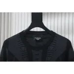 Balenciaga Logo Graphic Print Crew Neck Knitted Sweater