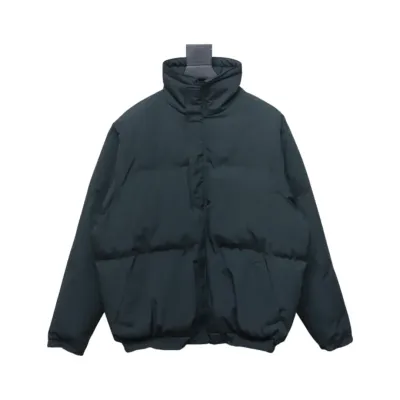 Fear of God Essentials High Street Style Synthetic Insulated Jacket Dark Cyan Black 01
