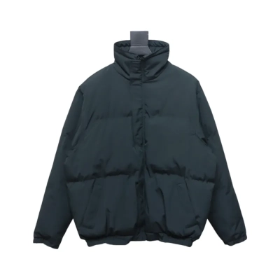 Fear of God Essentials High Street Style Synthetic Insulated Jacket Dark Cyan Black 01