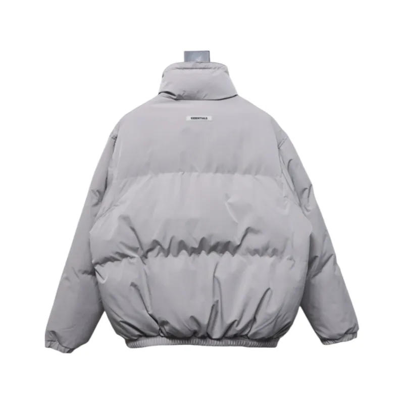 Fear of God Essentials High Street Style Synthetic Insulated Jacket Grey
