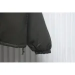 Fear of God Essentials Letter Print Hooded Synthetic Insulated Jacket Dark Green