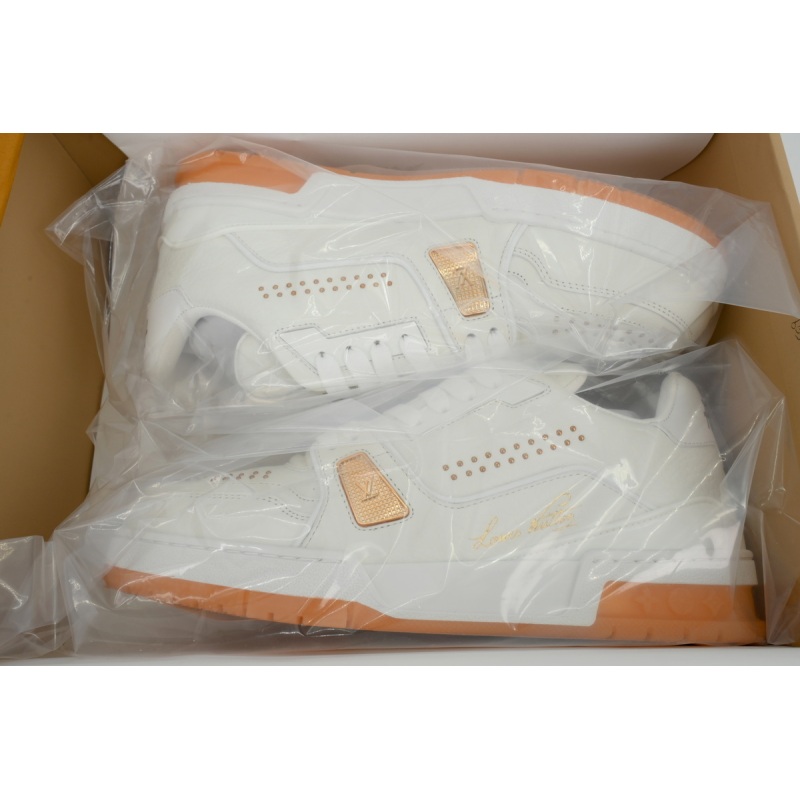  PK God Batch Louis Vuitton White Orange Rivet 