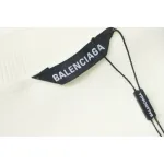 Balenciaga Embroidered Knitted Sweater White