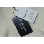 Balenciaga Embroidered Knitted Sweater White