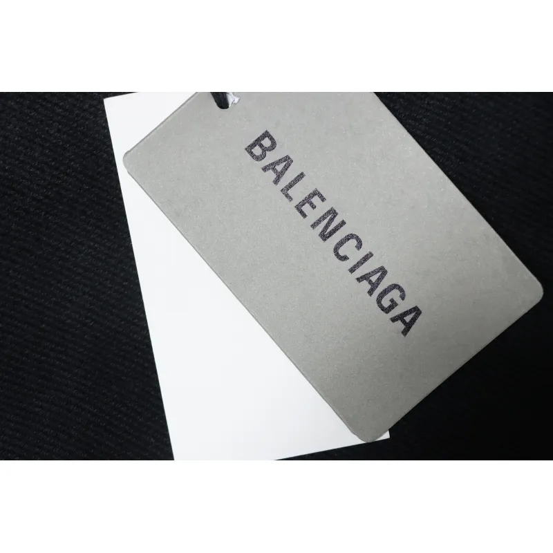 Balenciaga Hand-painted Lettering Sweatshirt Black