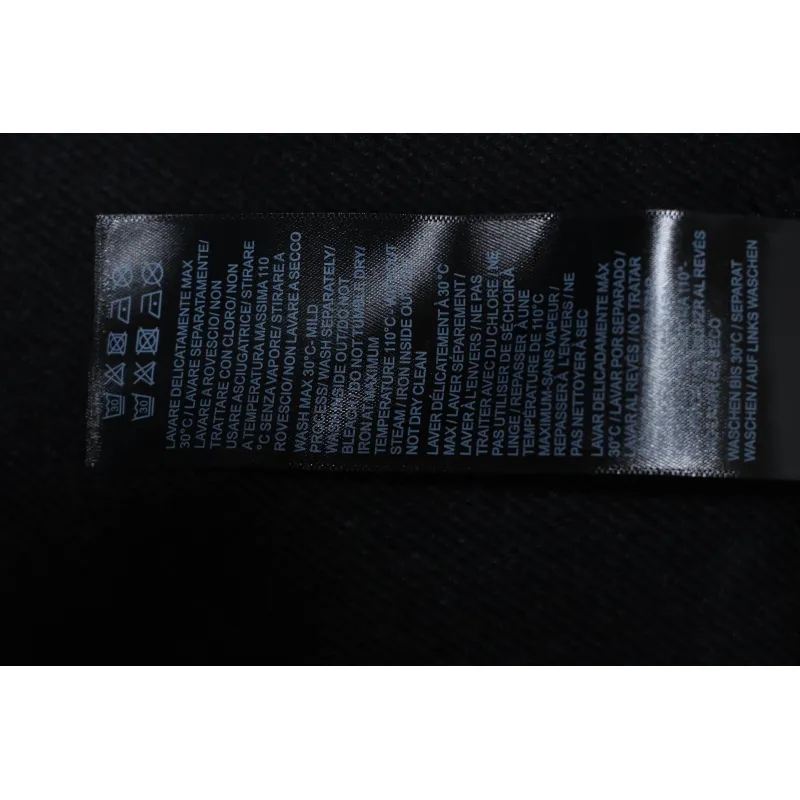 Balenciaga Hand-painted Lettering Sweatshirt Black