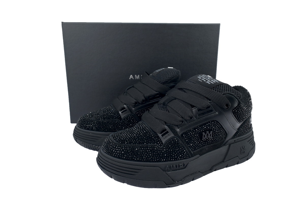 PK God Batch AMIRI Crystal Ma-1 Sneakers Black