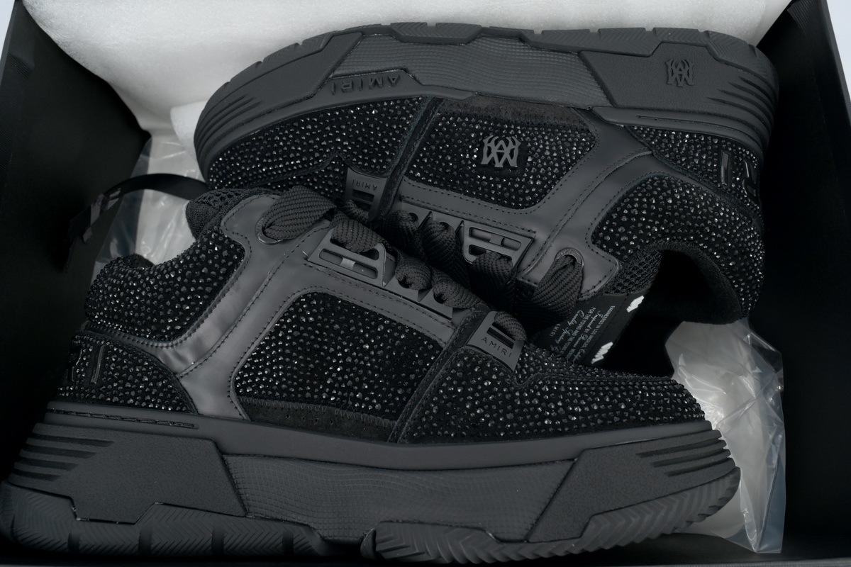 PK God Batch AMIRI Crystal Ma-1 Sneakers Black