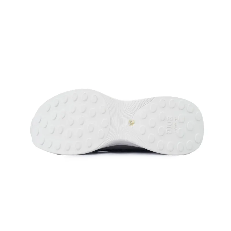 Dior B25 Runner Grey Smooth Calfskin Oblique Jacquard 3SN299ZIR- H165