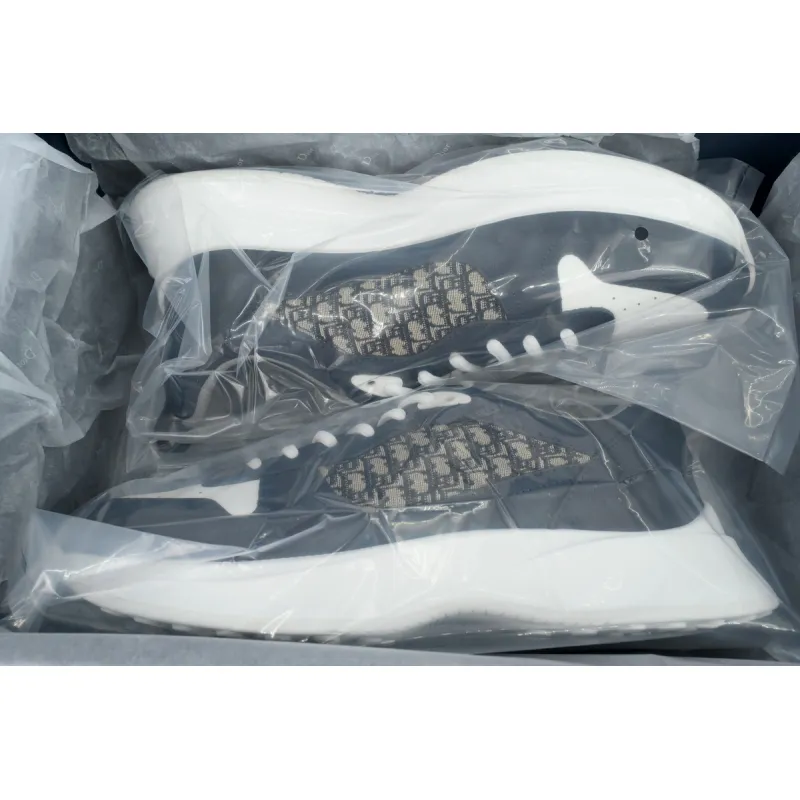 Dior B25 Runner Navy Blue Oblique Jacquard 3SN299ZIR-H561