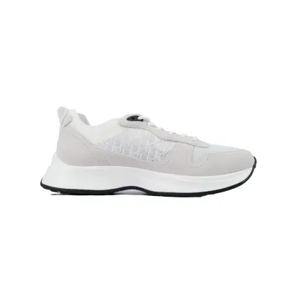 Dior B25 Runner White Oblique Suede 3SN259YTR-H069 02
