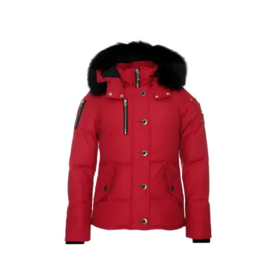 Moose Knuckles 3Q Fur Hood Parka Red（NFC) 01