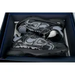 PK God Batch Dior B30 Round Head Logo Sneakers Patent Leather Gray