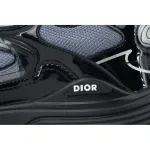 PK God Batch Dior B30 Round Head Logo Sneakers Patent Leather Gray