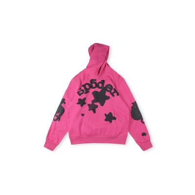 Sp5der Beluga Hoodie Pink 01
