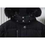  Moose knuckles  Zippered women's down jacket black
