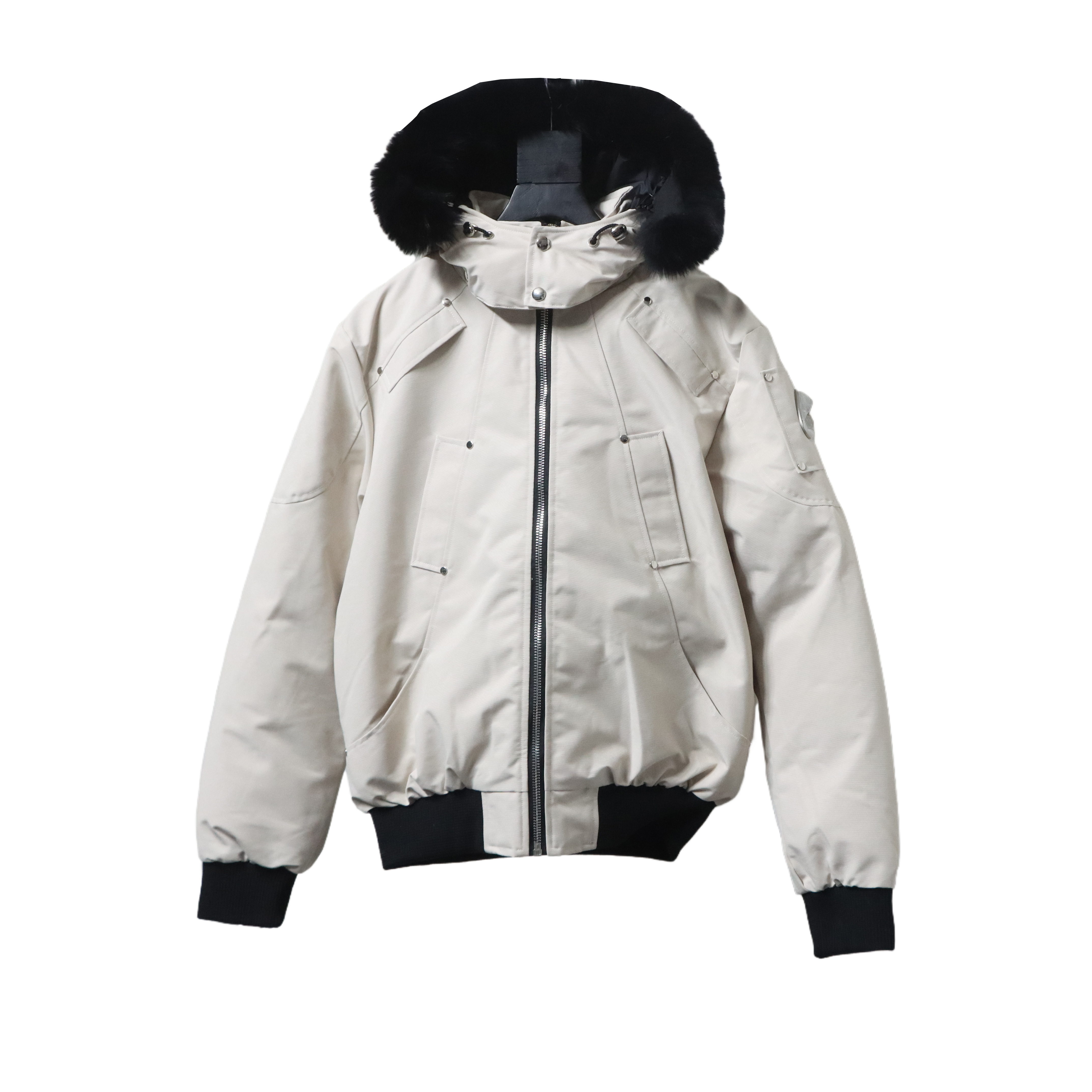 Moose knuckles Men's down jacket off-white