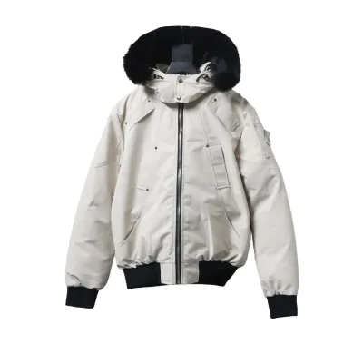 Moose knuckles  Men's down jacket off-white (NFC) 01