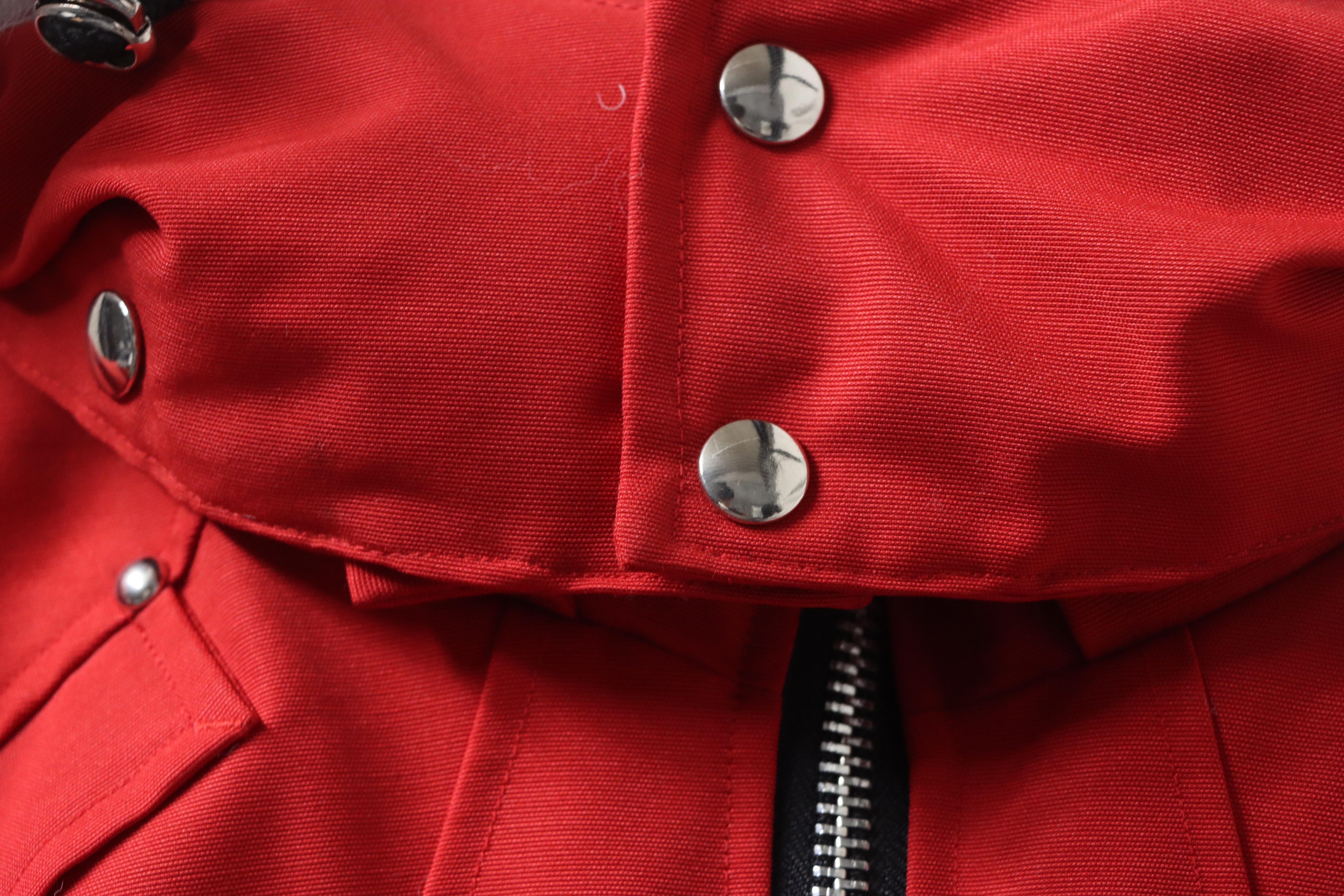 Moose knuckles Men's down jacket bright red