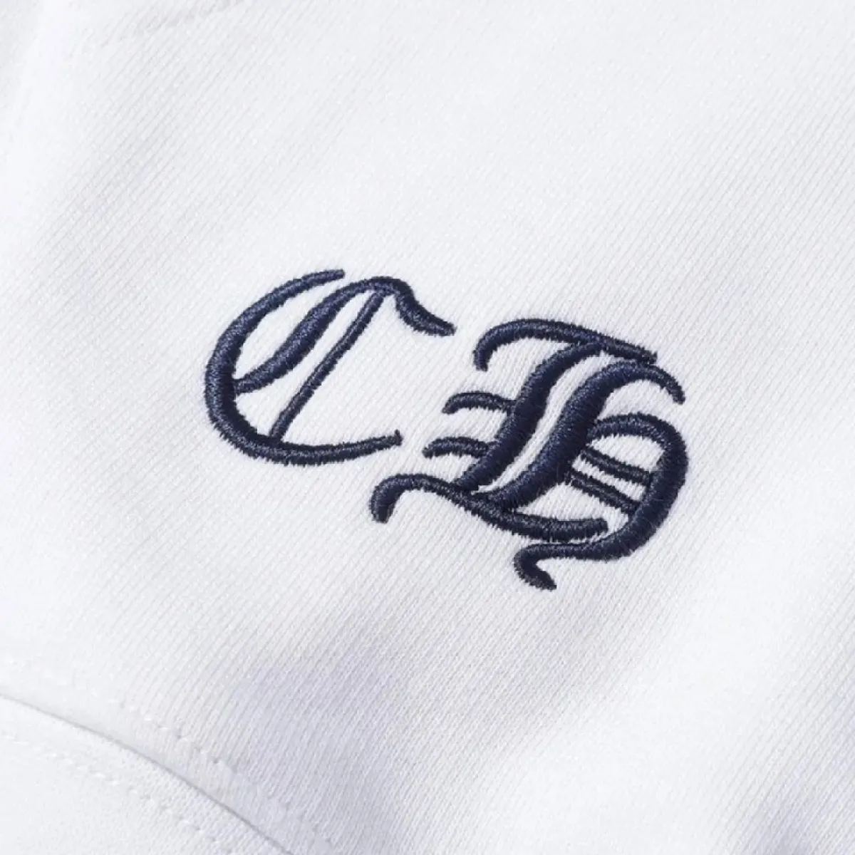 Chrome Hearts Cross Sanskrit Colorful Letters Embroidery Print Hoodie White