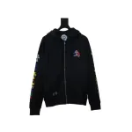 Chrome Hearts Multi Color Cross Hoodie Black