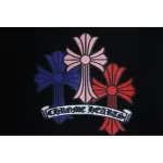 Chrome Hearts Multi Color Cross Hoodie Black