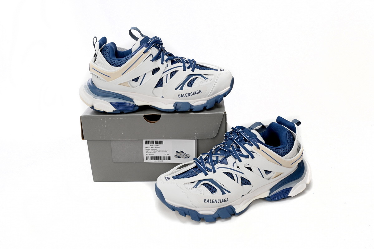 Balenciaga Track Black White Dark Blue 542023 W1GC4 9050 (No LED)