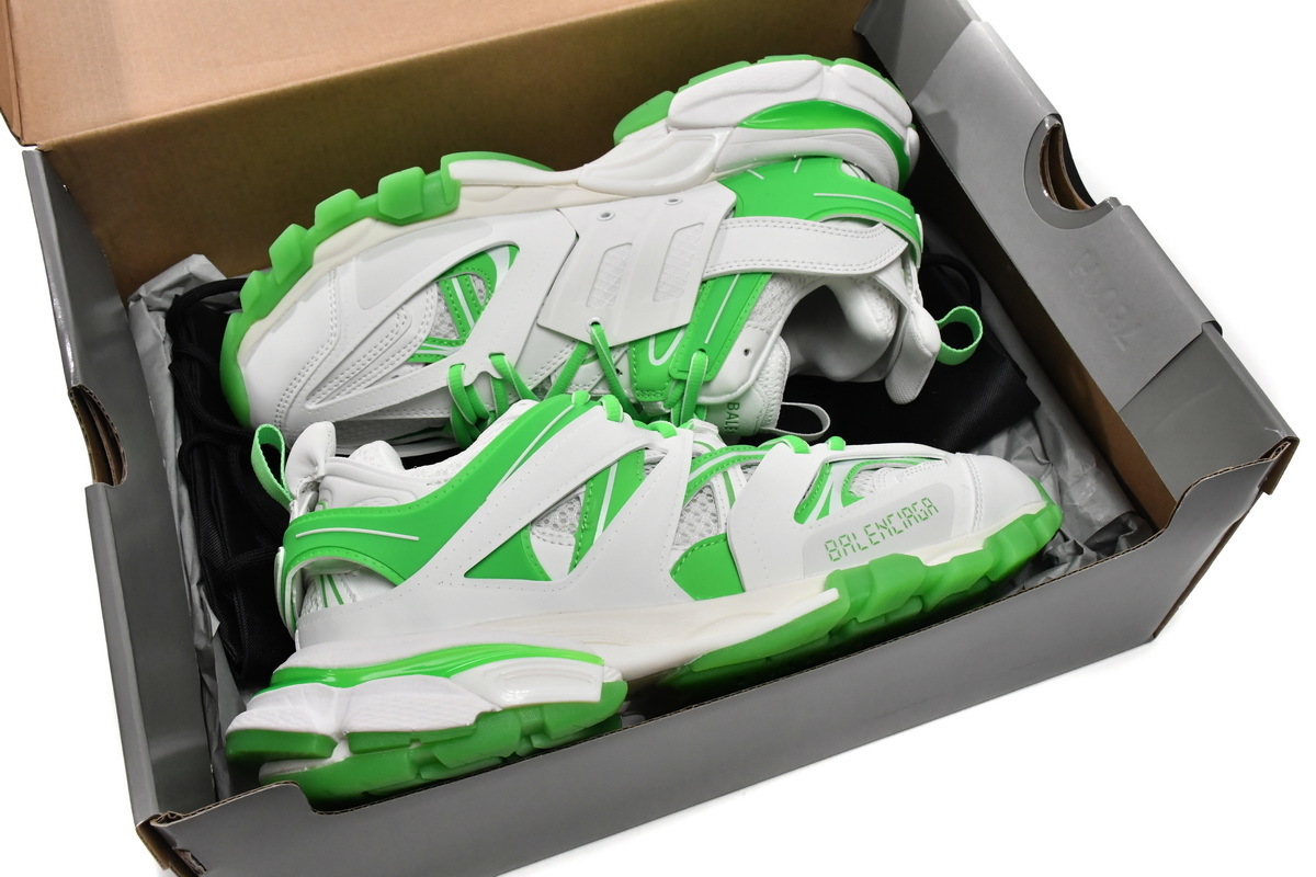 Balenciaga Track White Green 542023 W3HL1 9535 (No LED)