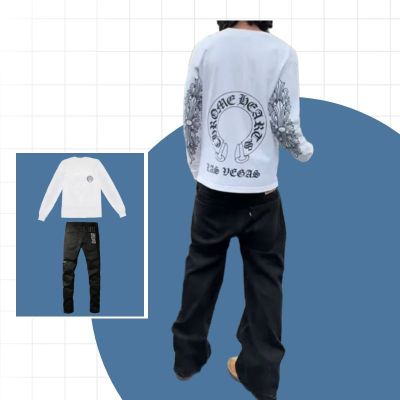 Chrome Hearts T-shirt+Ksubi Jeans 01