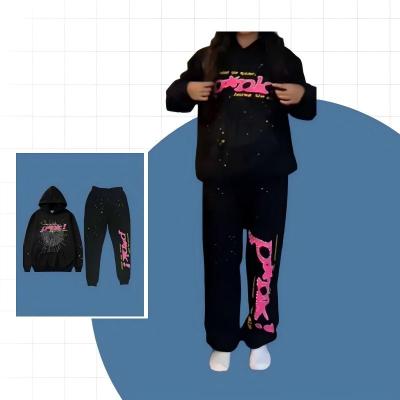 Sp5der black tracksuit 01