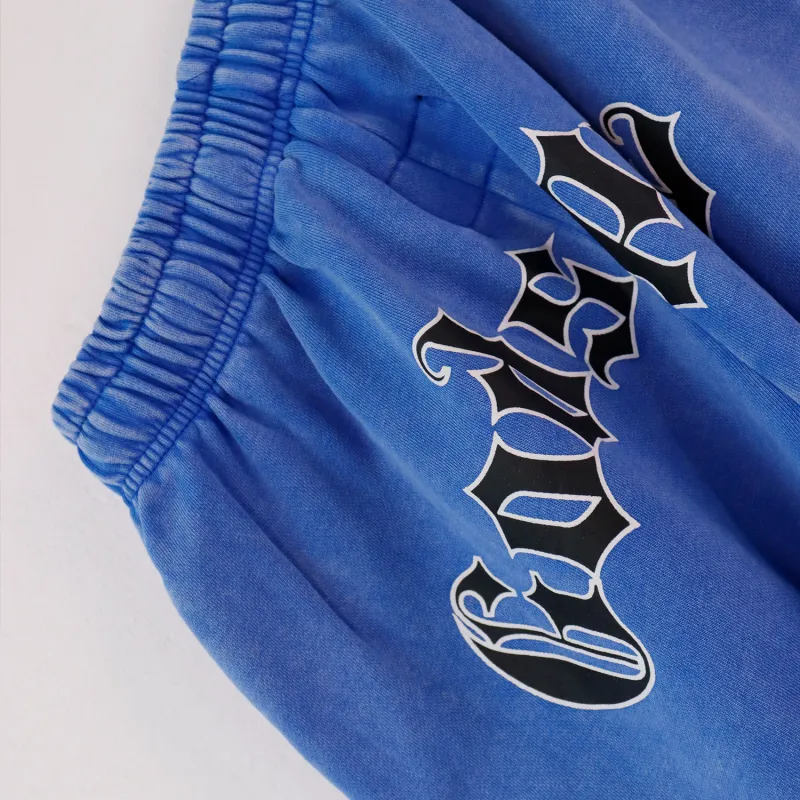 Godspeed Sweat Shorts #8679 Black/Blue