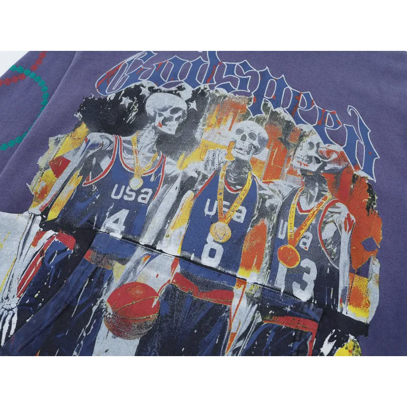 Godspeed Dream Team 24 Hoodie Navy Wash