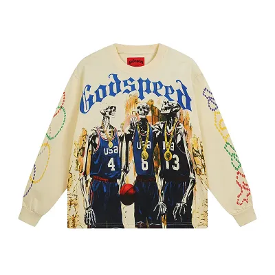 Godspeed Dream Team Long Sleeve T-shirt #3106 Apricot 01