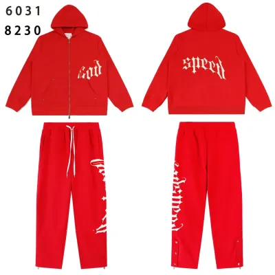 Godspeed OG Logo Sweatsuit G6031-8230 Red 01