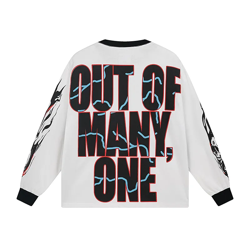 Godspeed Pitstop Thermal Long Sleeve T-shirt #3101 White/Apricot