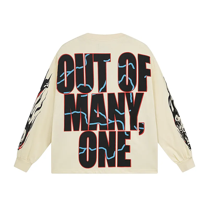 Godspeed Pitstop Thermal Long Sleeve T-shirt #3101 White/Apricot