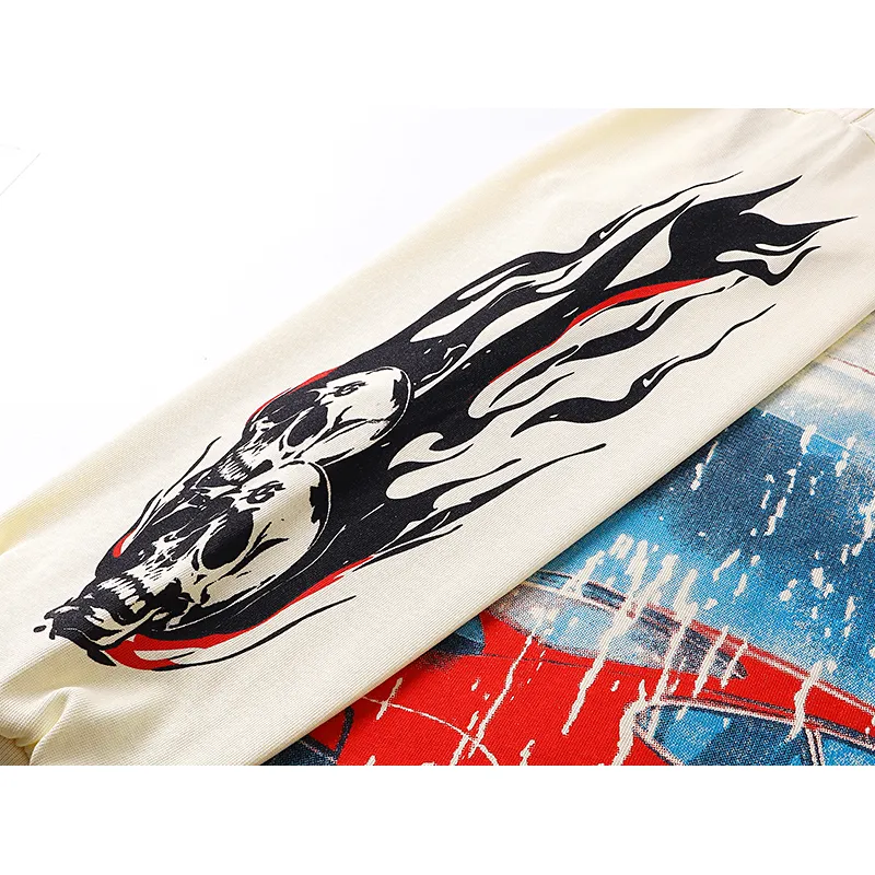 Godspeed Pitstop Thermal Long Sleeve T-shirt #3101 White/Apricot