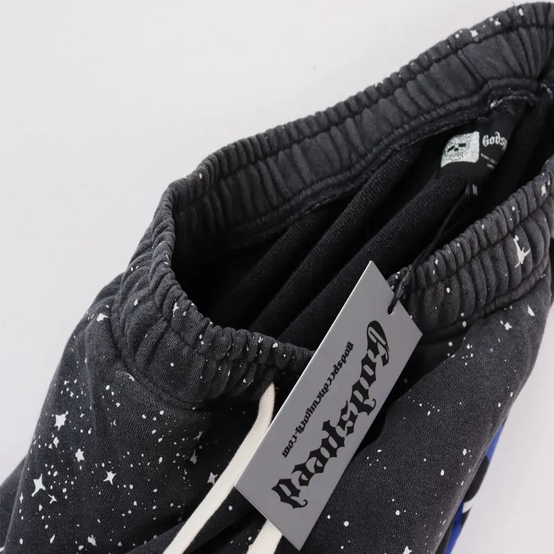 Godspeed Sweat Shorts #8675 Black/Blue