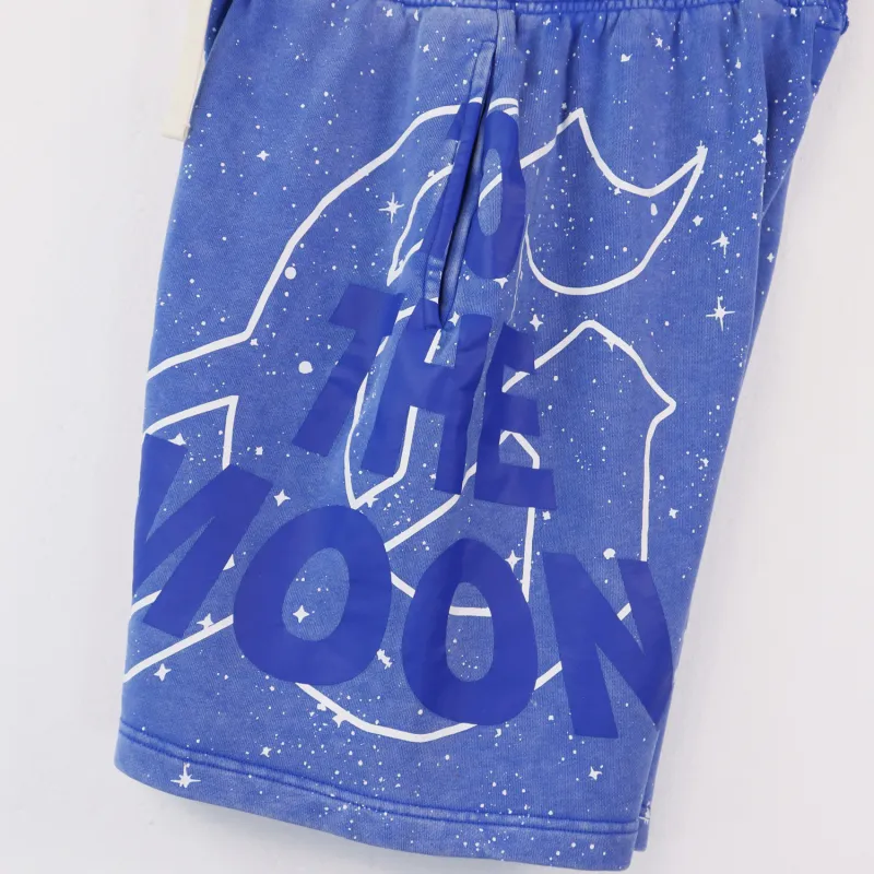 Godspeed Sweat Shorts #8675 Black/Blue