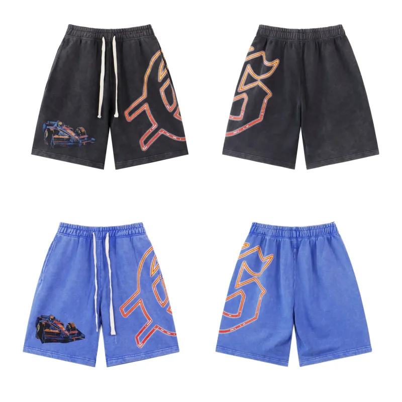 Godspeed Sweat Shorts #8776 Black/Blue