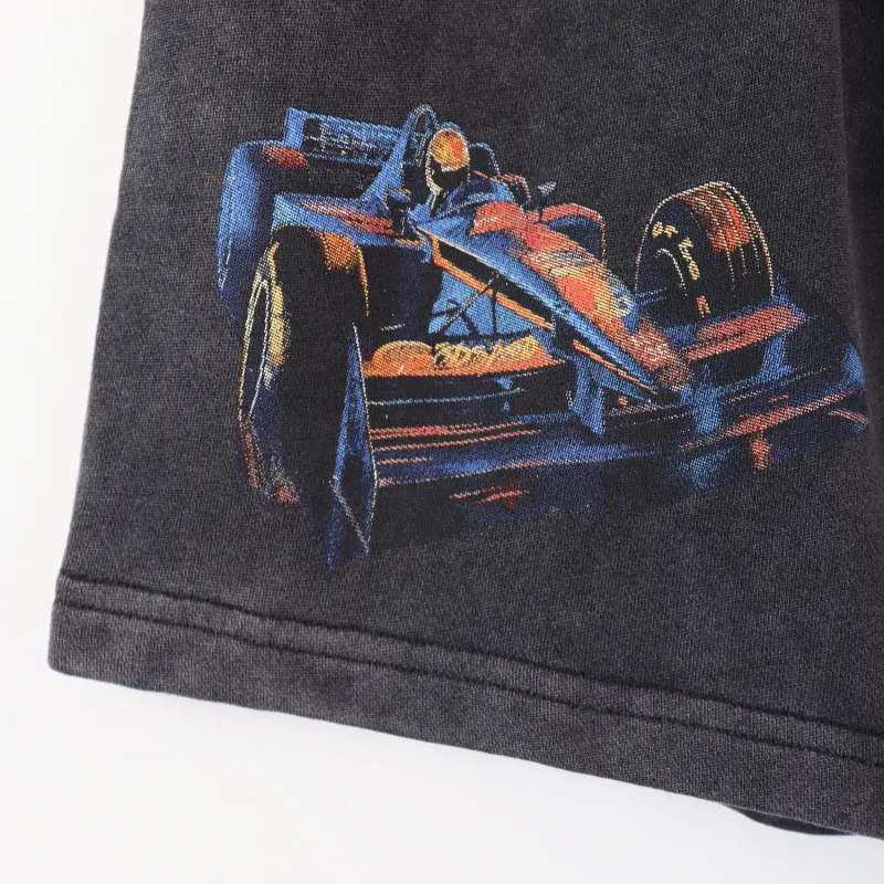 Godspeed Sweat Shorts #8776 Black/Blue