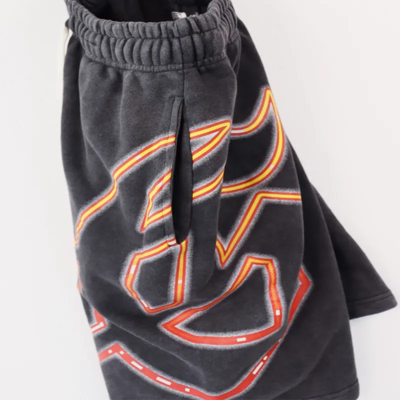 Godspeed Sweat Shorts #8776 Black/Blue