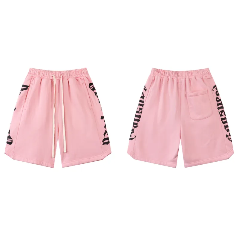 Godspeed Sweat Shorts #8779 Black/Blue/Pink