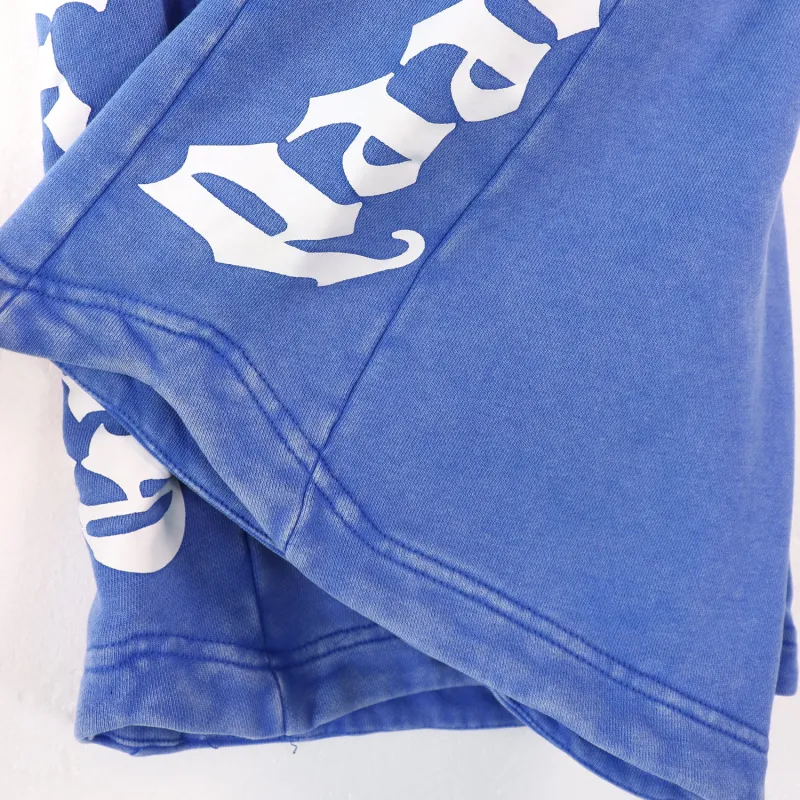 Godspeed Sweat Shorts #8779 Black/Blue/Pink