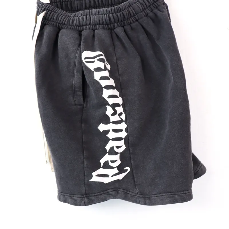 Godspeed Sweat Shorts #8779 Black/Blue/Pink