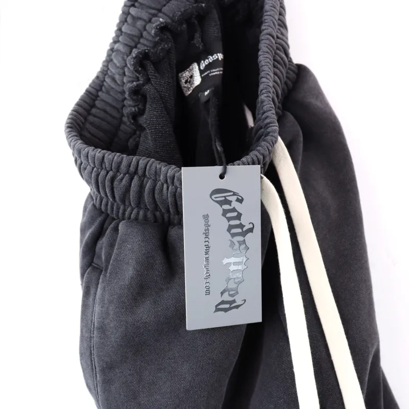 Godspeed Sweat Shorts #8779 Black/Blue/Pink