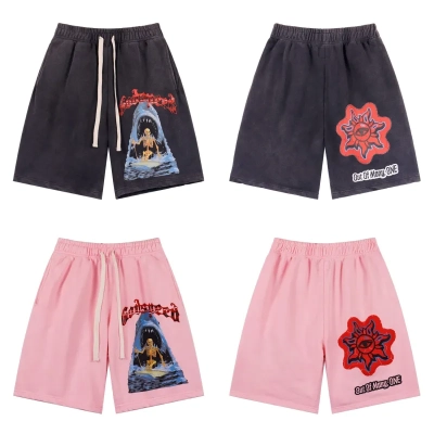 Godspeed Sweat Shorts #8781 Black/Pink 01