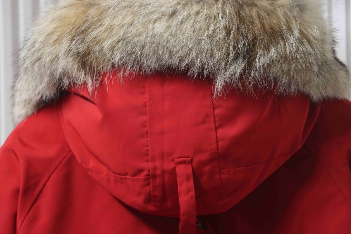   Canada Goose  Short red down jacket